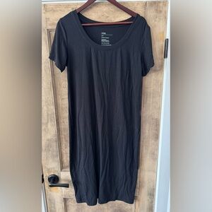 Storq Classic Black T-Shirt Dress - size 4